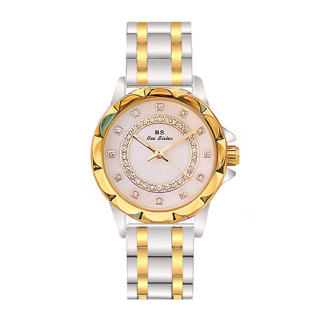 Linked watch full diamond female watch