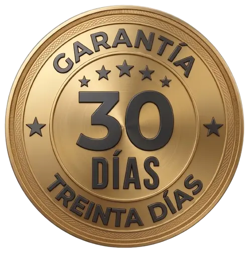 Garantía total de 30 días sin preguntas