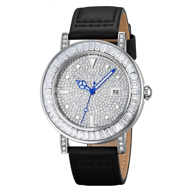 Special Interest Light Luxury Women's Watch Round Diamond Quartz